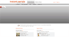 Desktop Screenshot of instantserials.com